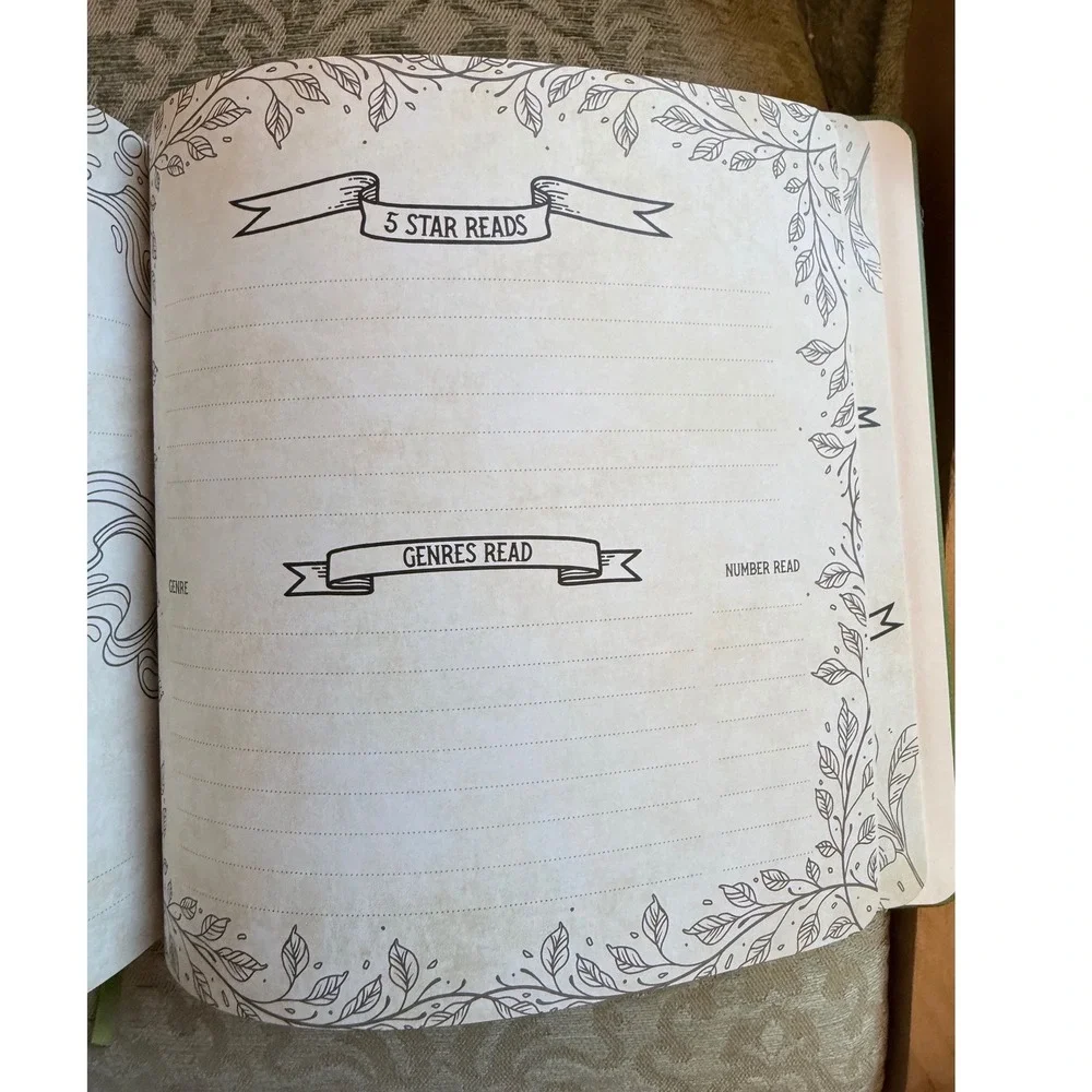 Illumicrate Mythical Creature Reading Journal Green Gold Dragon Fantasy Tracker